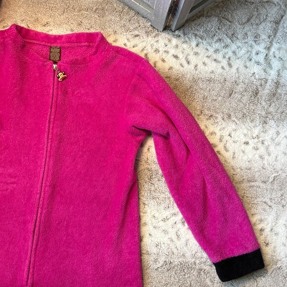 Paul Frank monkey onesie costume small hot pink fleece loungewear girlhoodcore - Picture 6 of 9